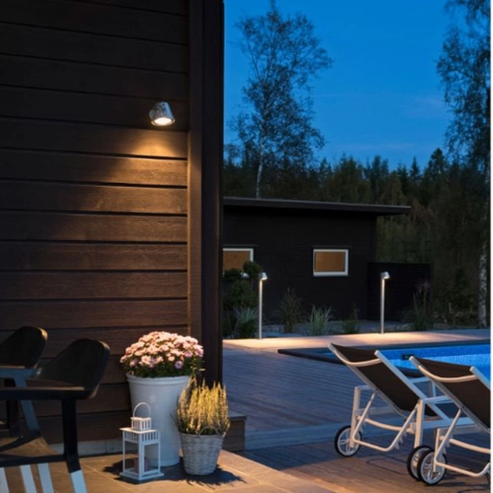 Spot murale Trieste 11cm gris zinc KonstSmide 7318307523324