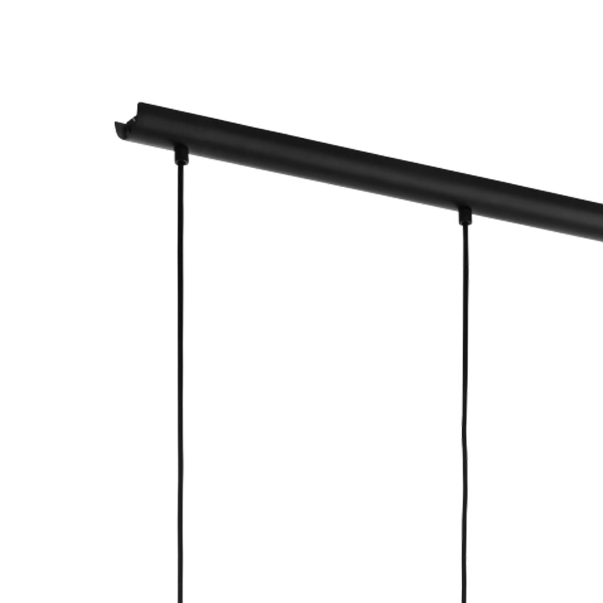Lampe à suspension Carlton 1 noir avec du cuivre rouge Eglo 9002759499914