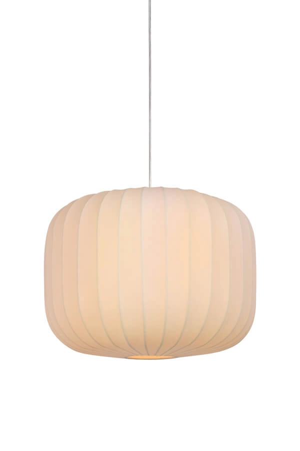 Suspension Japandi Lexa blanc Ø 44cm Suspension Japandi Lexa blanc Ø 44cm