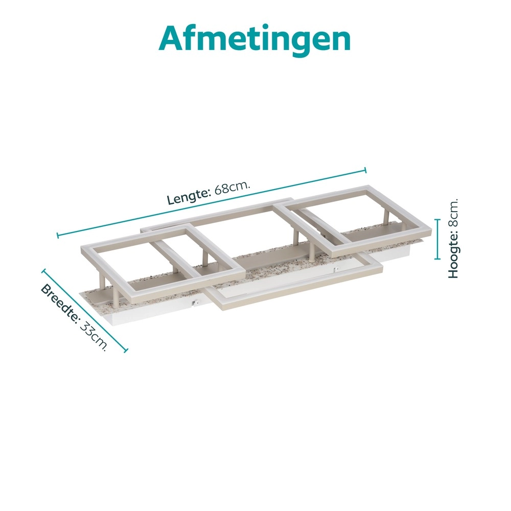Lampe de plafond moderne Crispieri gris Eglo 9008606403905
