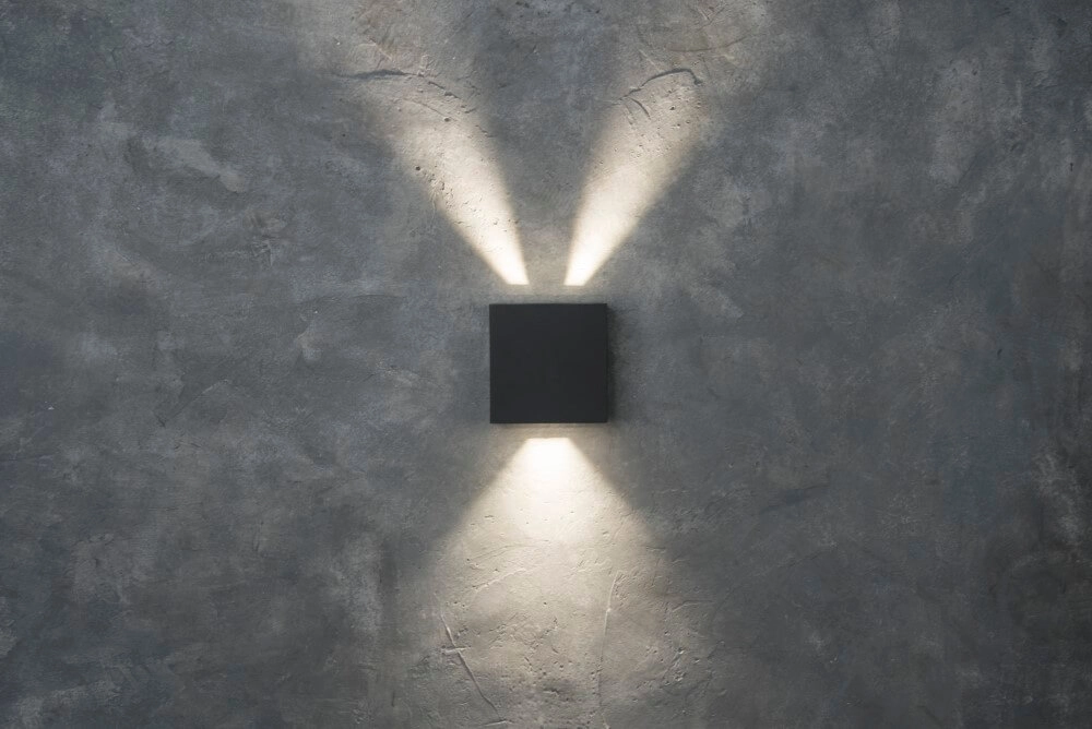 Applique anthracite Gemini Beams conception Lutec 6939412012940