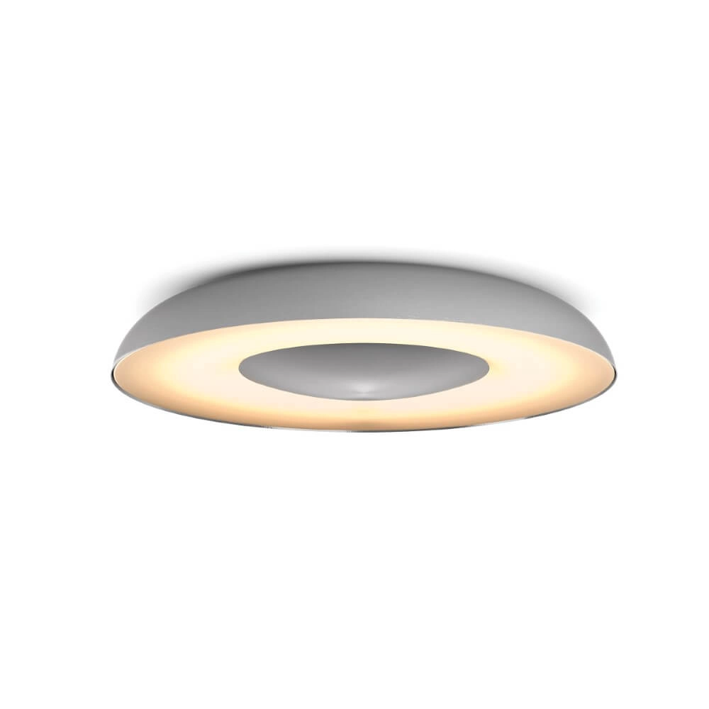 Plafonnier Hue Still - White Ambiance Ø 39,1cm gris argenté Philips 8719514341333