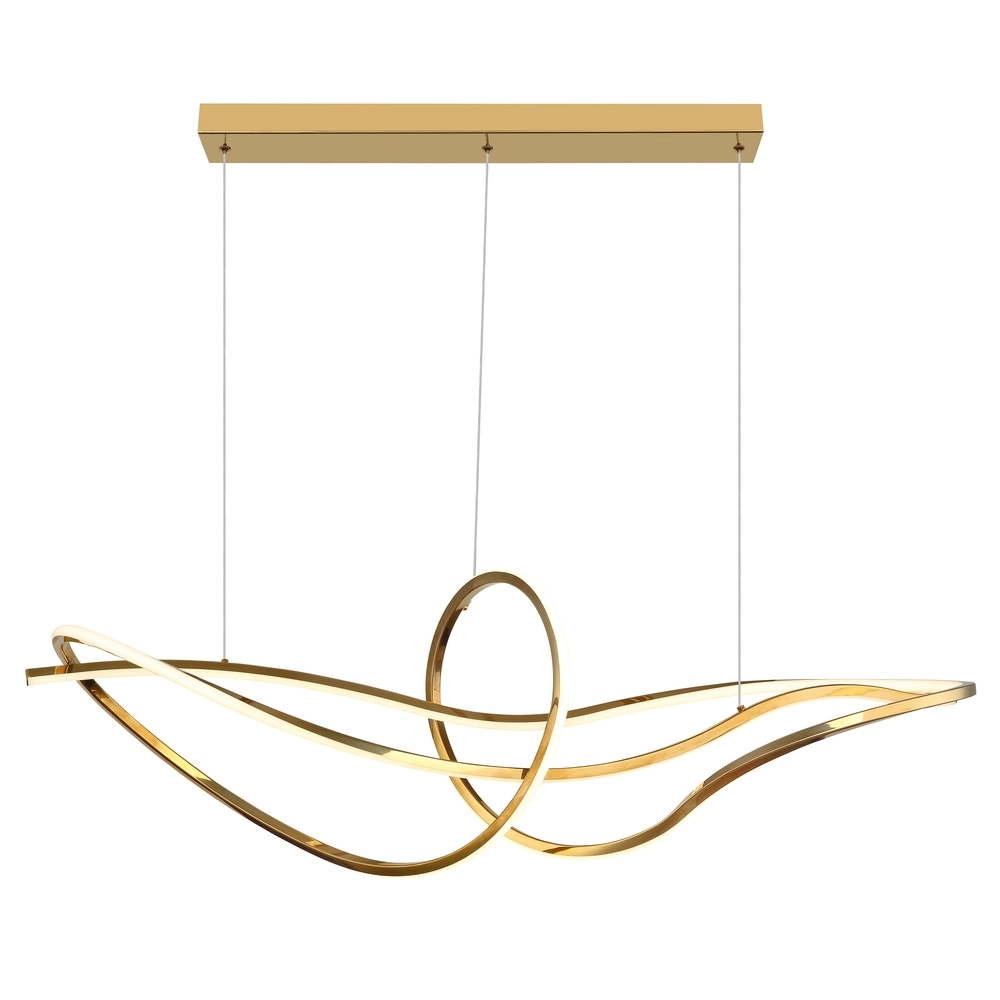Lampe pendante dorée Iduna Modernité Globo 9007371507429