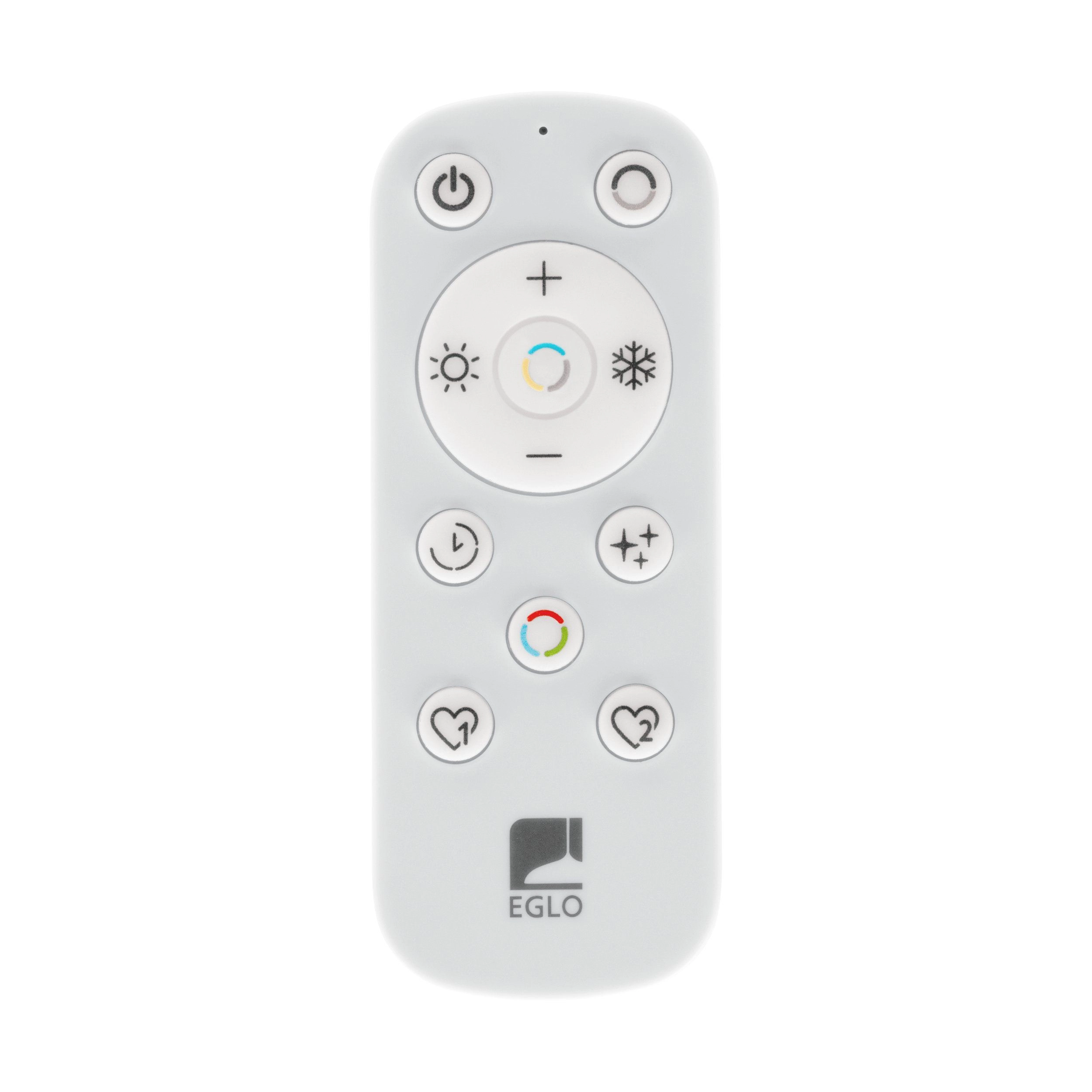 Plafonnier LED noir Amandolo 2 anneaux Eglo 9008606275076