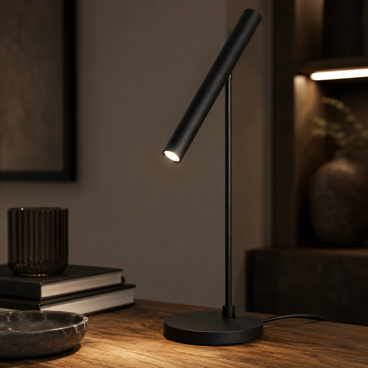 Lampe de bureau Harper noir