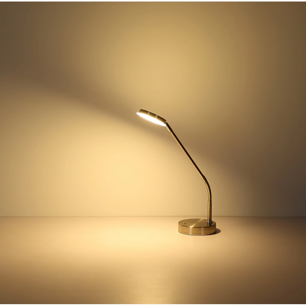 Lampe de bureau Silvio nickel Globo 9007371589166