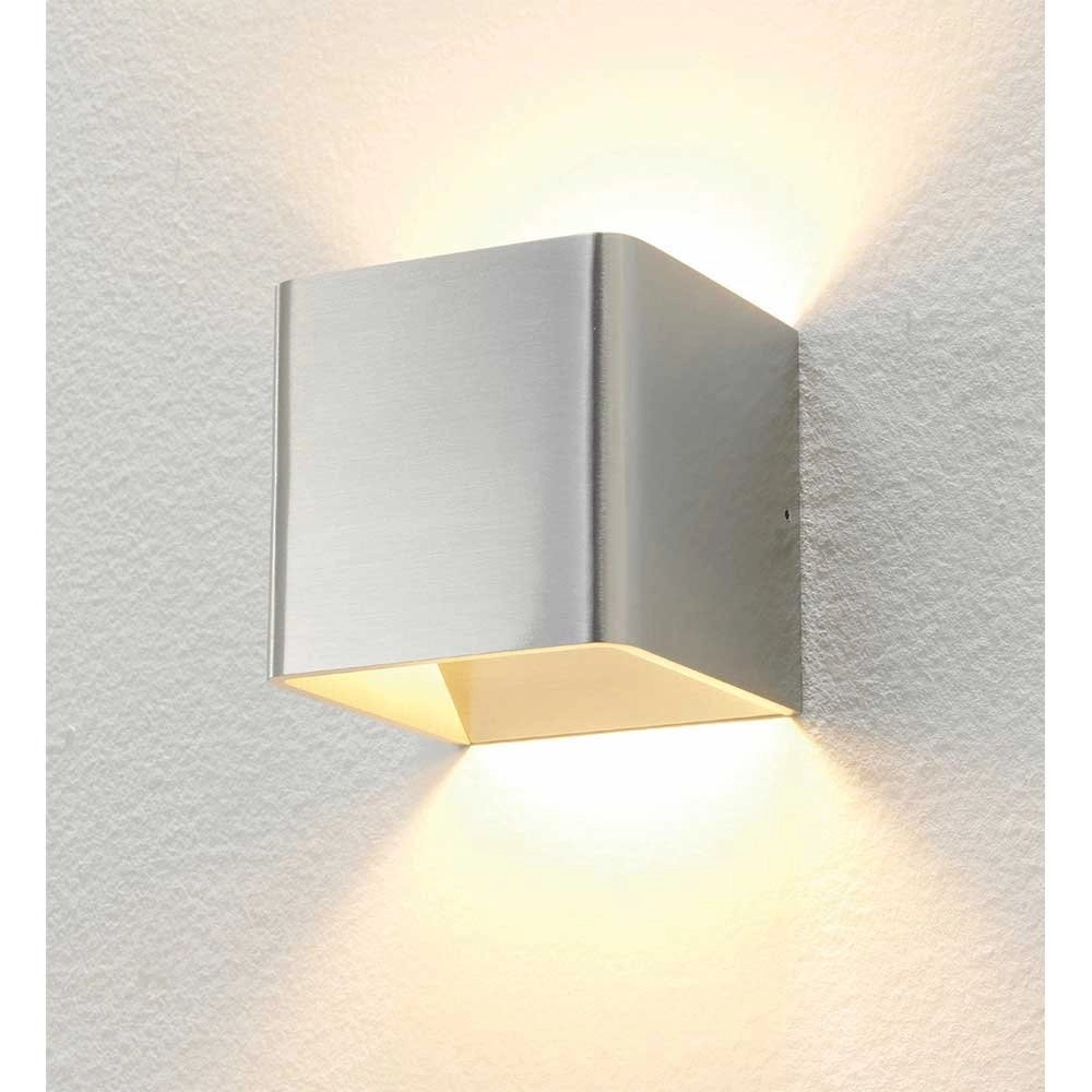 Éclairage LED haut et bas Fulda 6w - 2700K - 10cm gris Éclairage LED haut et bas Fulda 6w - 2700K - 10cm gris