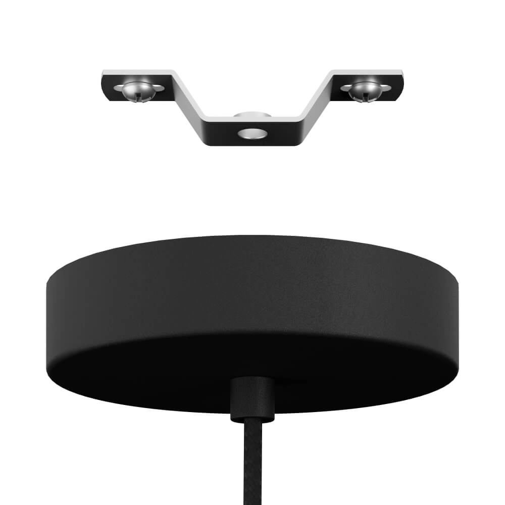 Lampe suspendue Tortola 1 Ø 45cm - noir avec or Stars of Light 9002759399641