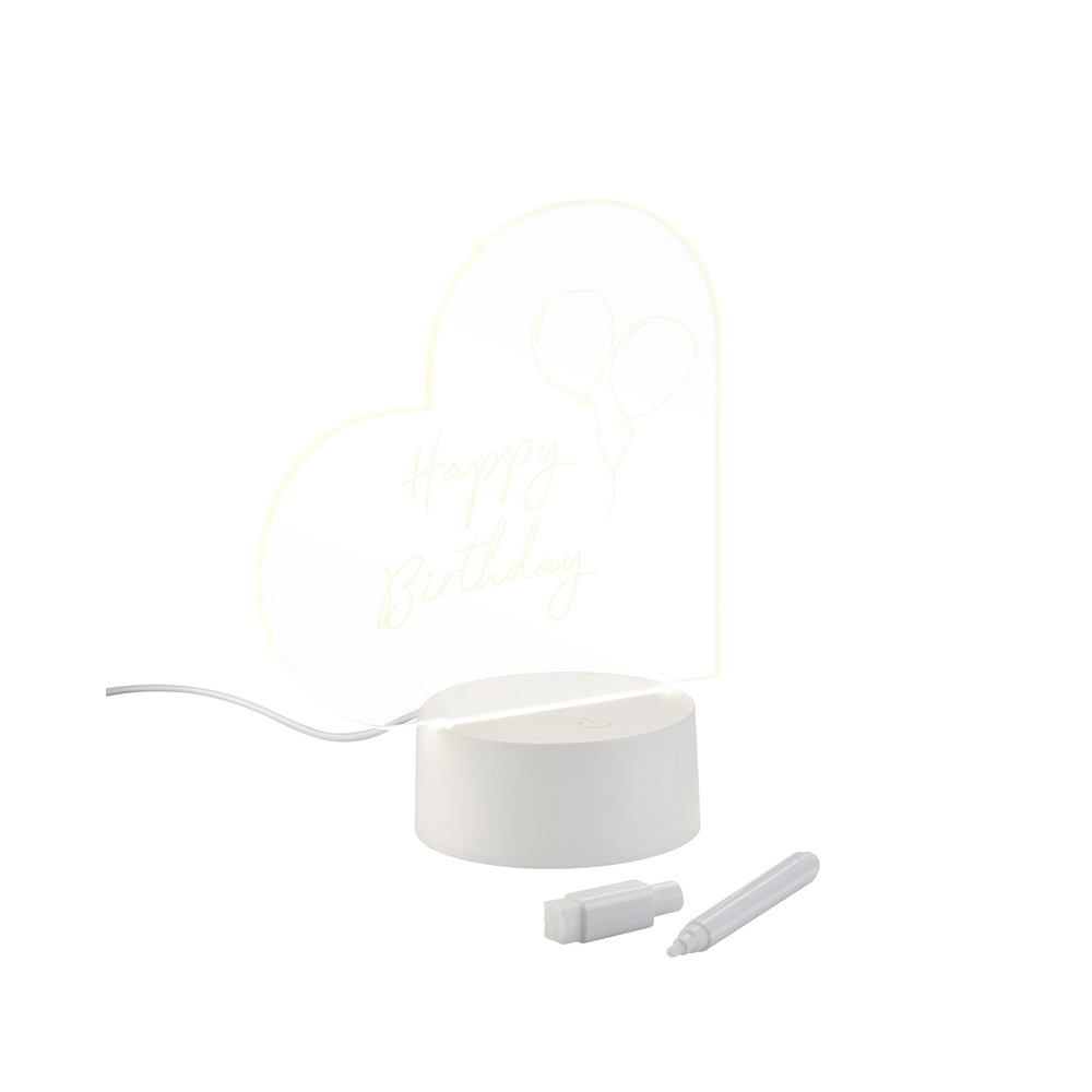 Lampe de table Amour Écrivable avec un marqueur Trio 4017807678383