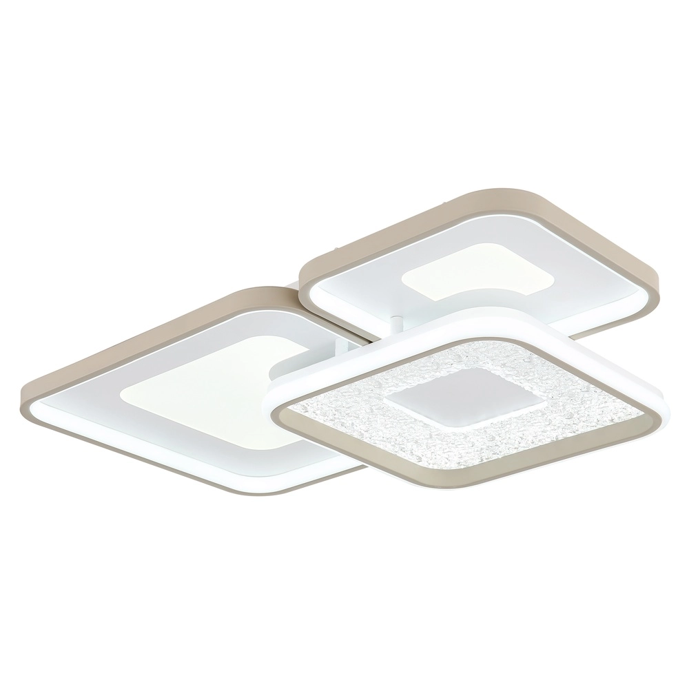 Plafonnier moderne Mosaiko 64cm brun sable Globo 9007371575763