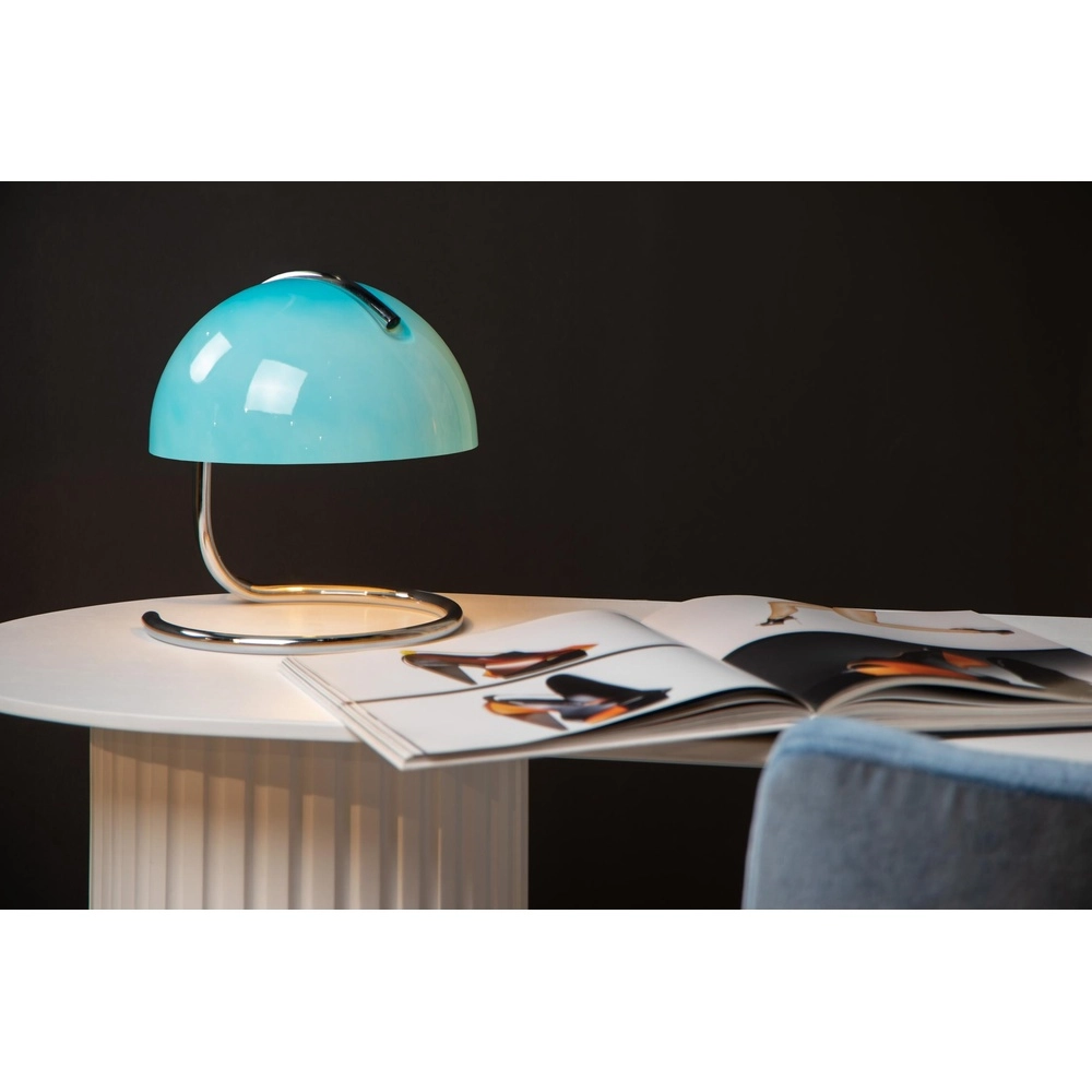 Lampe de table classique Cato bleu Lucide 5411212460868