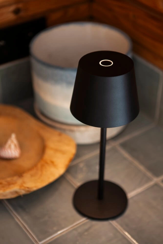 Lampe de table noire Roble conception Lutec 6939412089539