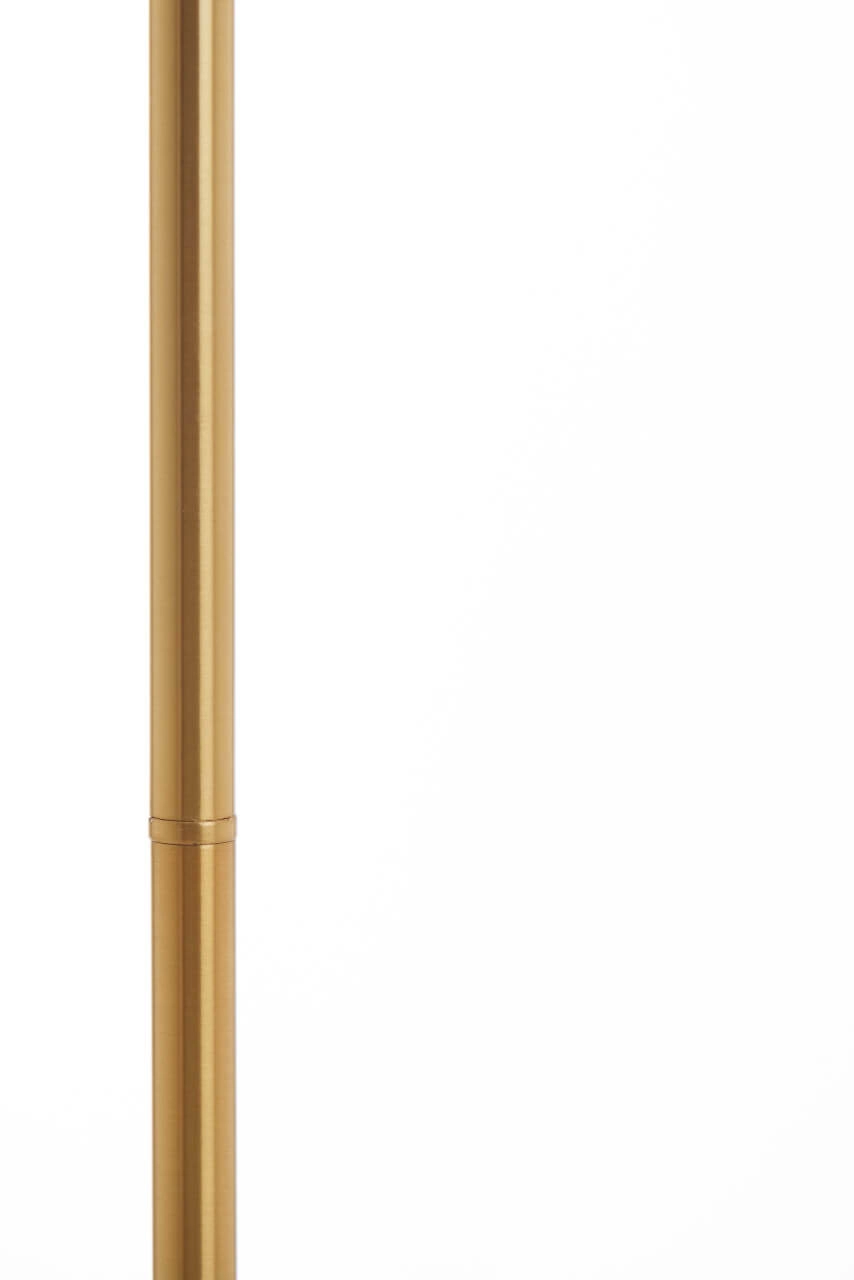 Lampadaire doré Medina avec verre fumé Light & Living 8717807696979