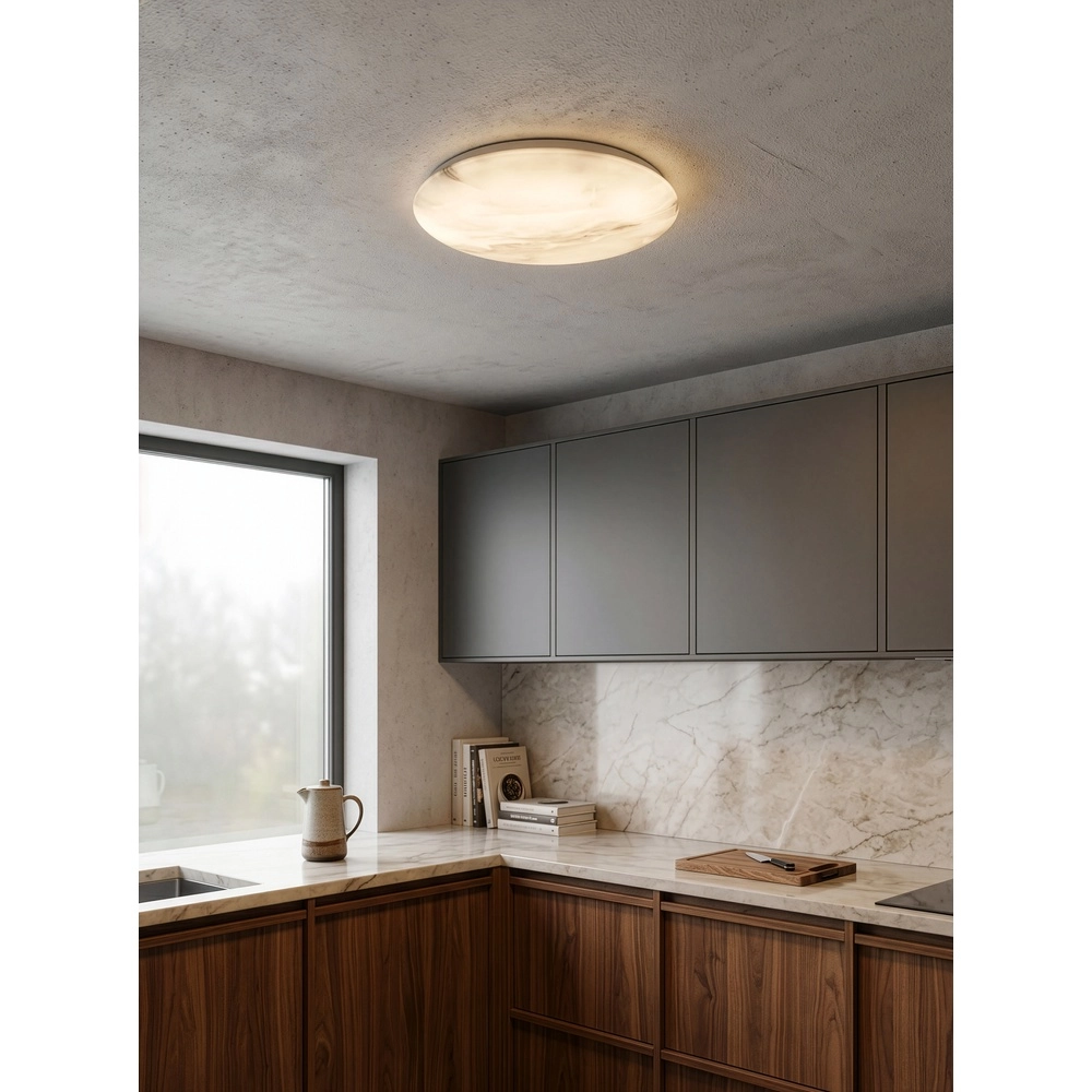 Éclairage de plafond Adero albâtre Ø 38cm Trio 4017807703948