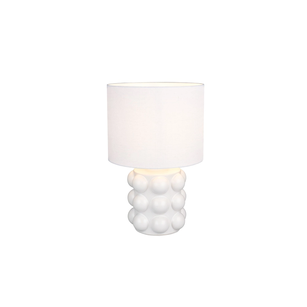 Lampe de table Kate blanc Ø 30cm Trio 4017807662597