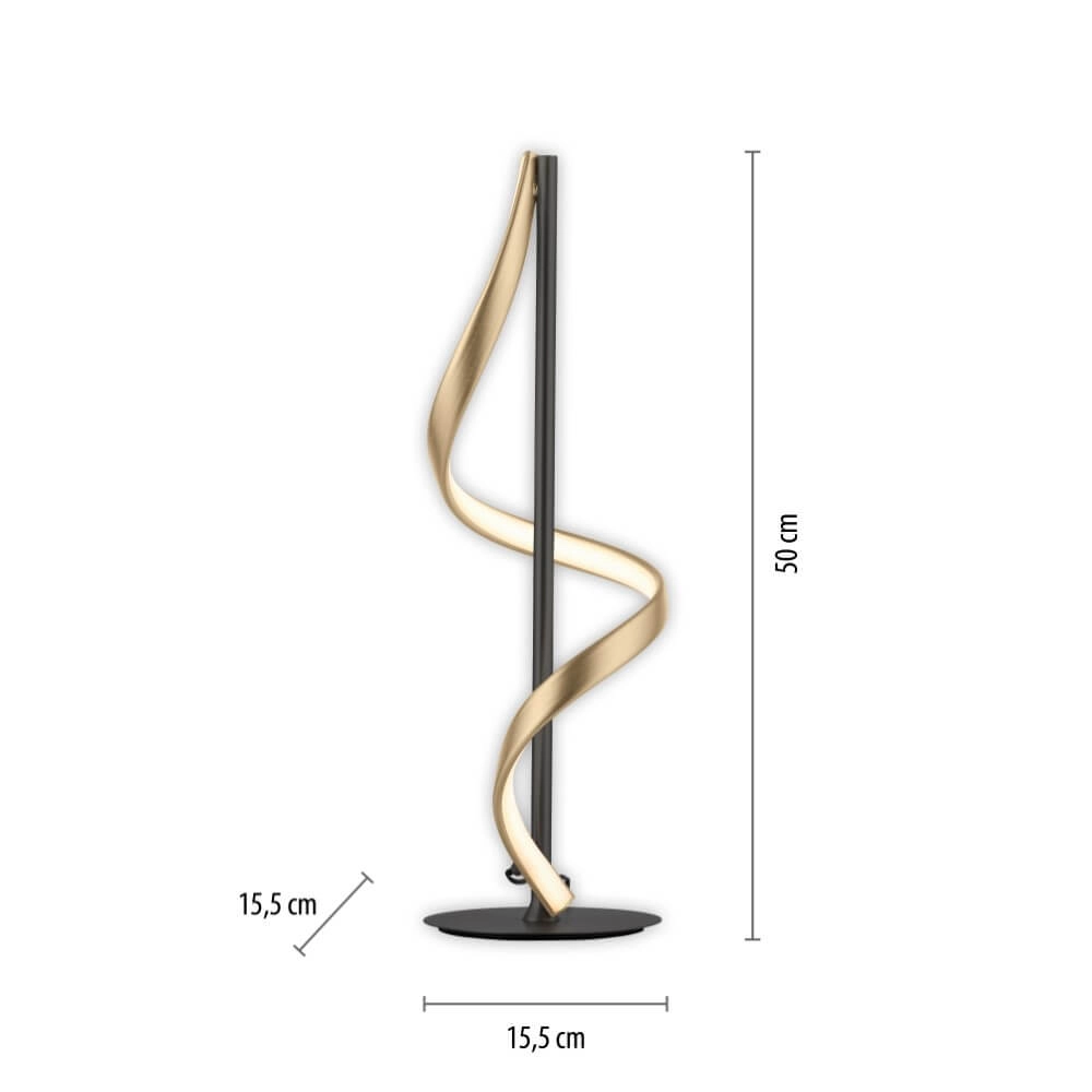 Lampe de table design Q-Swing anthracite Paul Neuhaus 4012248373798