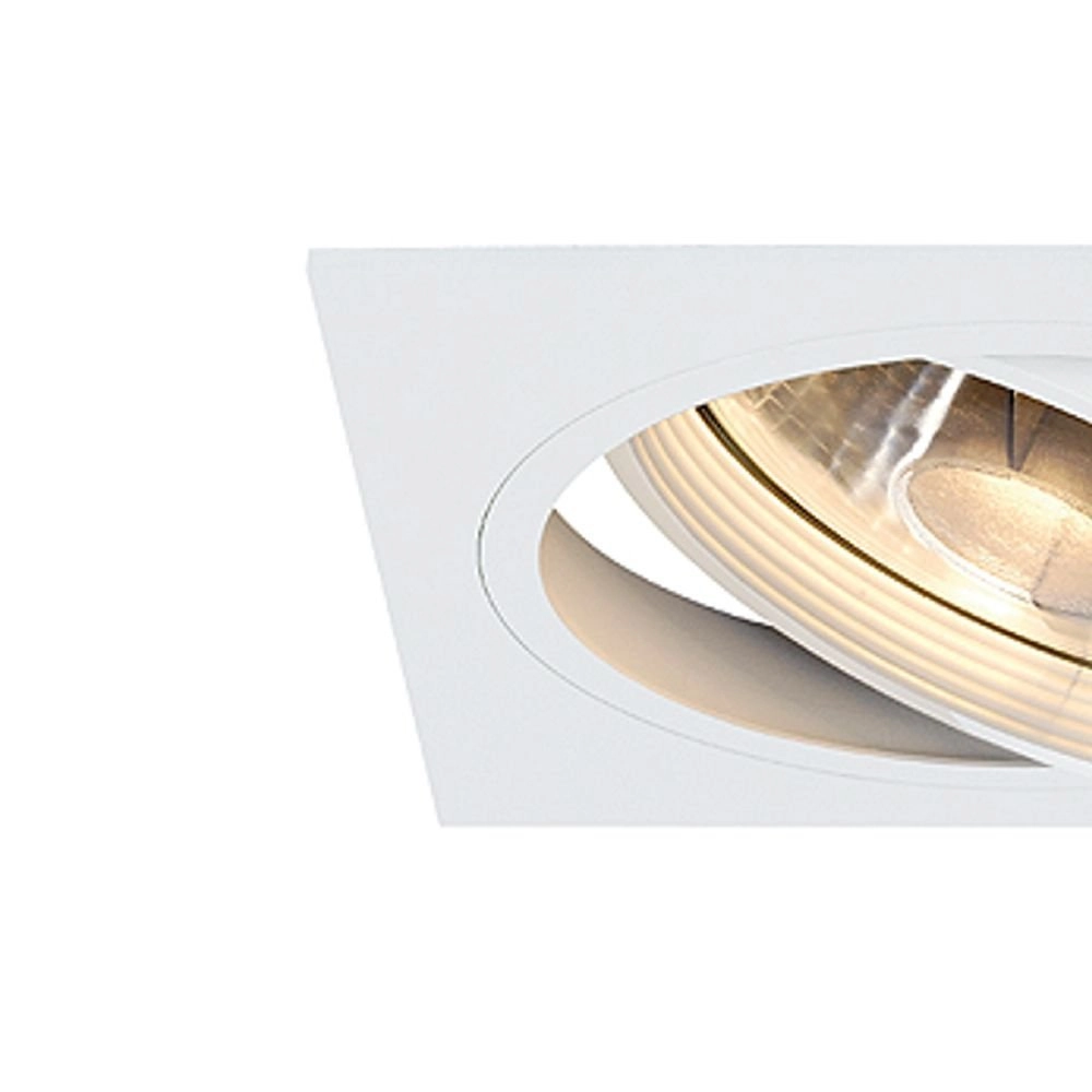 Spot encastrable New Tria ES111 1 Square 16,5 cm blanc SLV 4024163101806