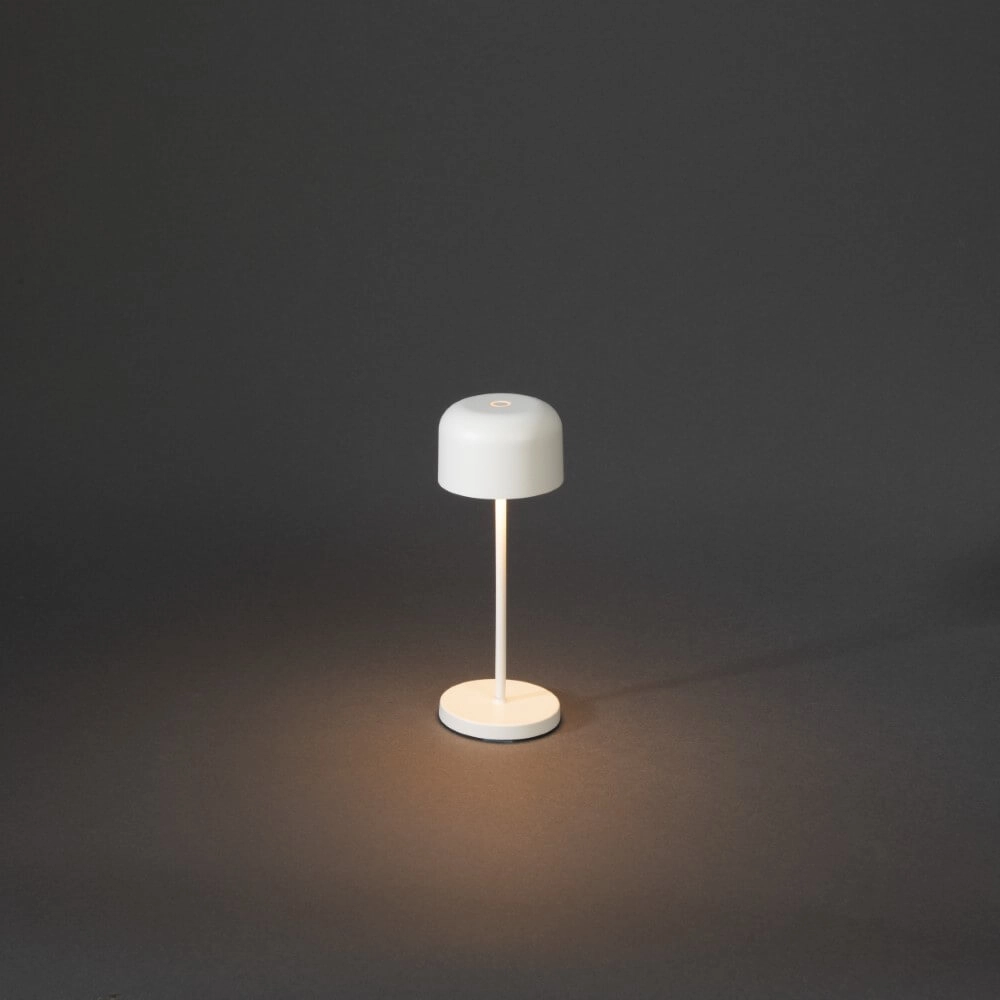 Lampe de table rechargeable Lille mini blanc KonstSmide 7318307835250