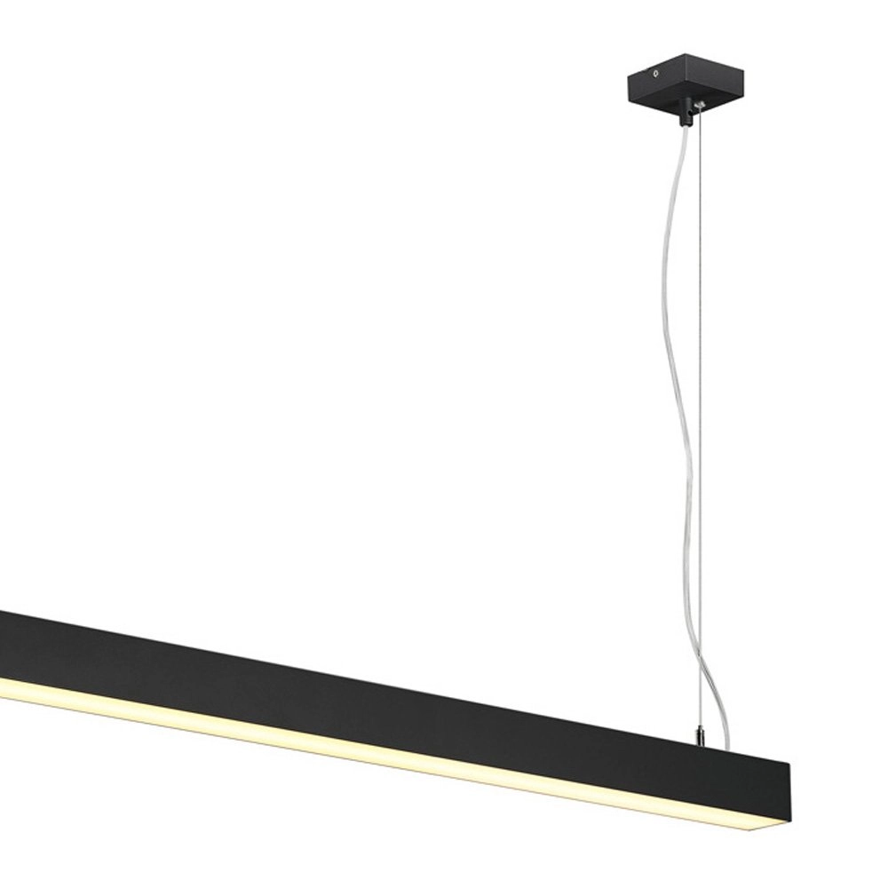Lampe à suspension LED Q-Line dimmable 142cm noir SLV 4024163196116