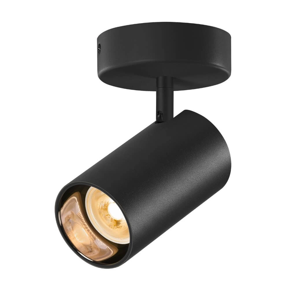 Spot en saillie Asto Tube noir - 1x GU10 Spot en saillie Asto Tube noir - 1x GU10