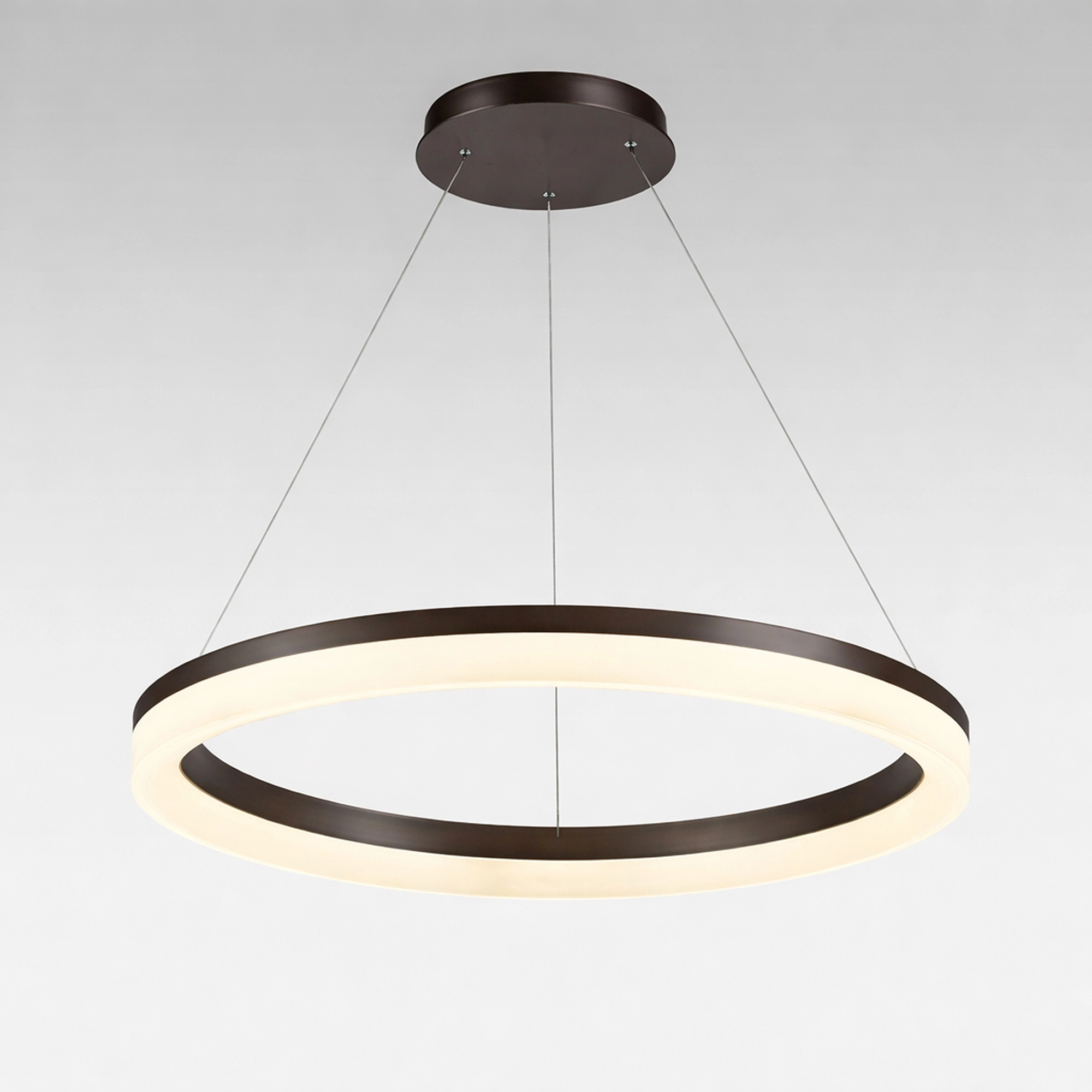 Lampe suspendue élégante Ara Ø bronze de 60 cm