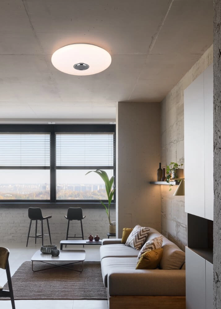 Plafonnier Musica Ø 60cm effet étoile Trio 4017807619560