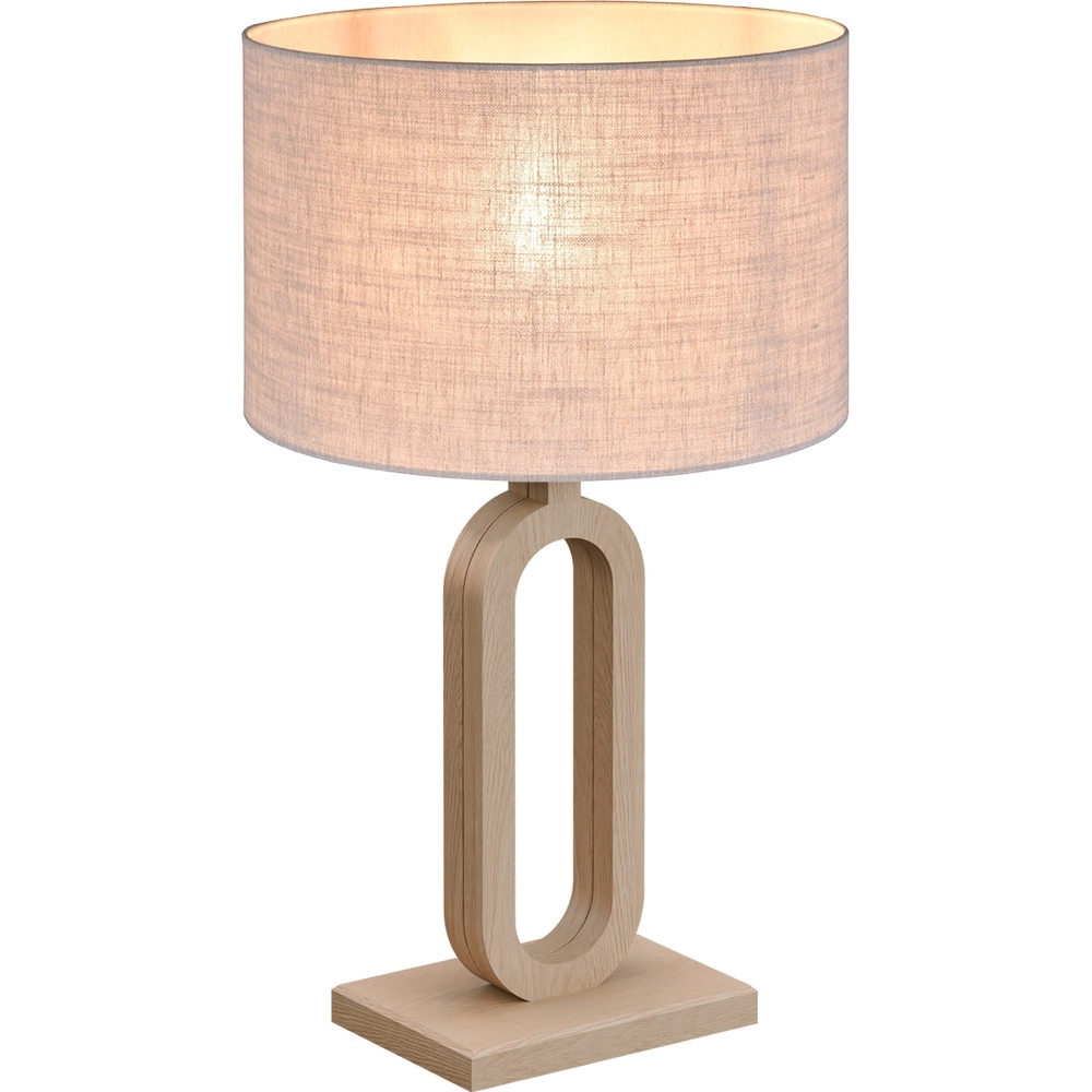 Lampe de table Sino Loop Bois clair de 39 cm