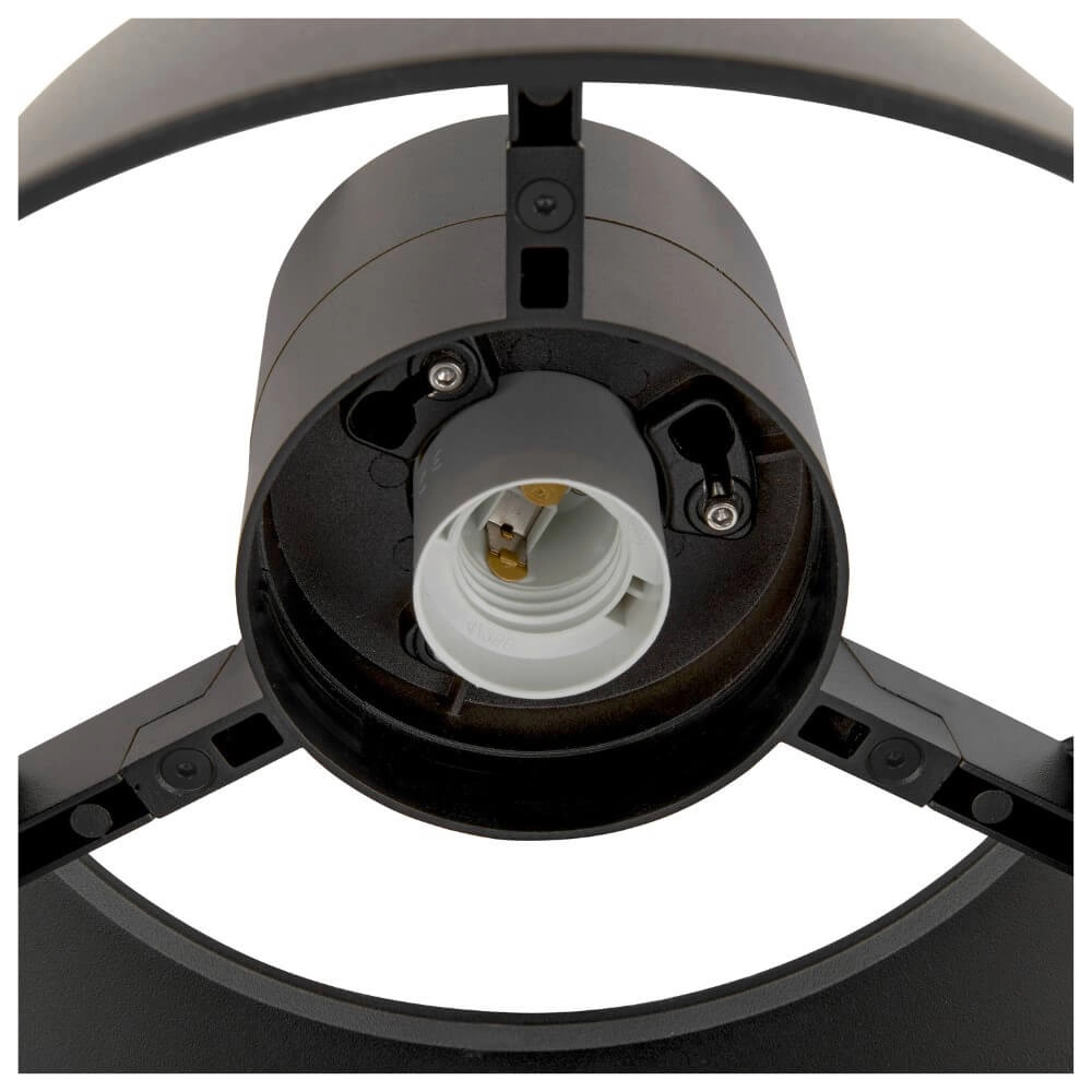 Plafonnier porche Phontoni noir - Ø 25cm SLV 4024163280952