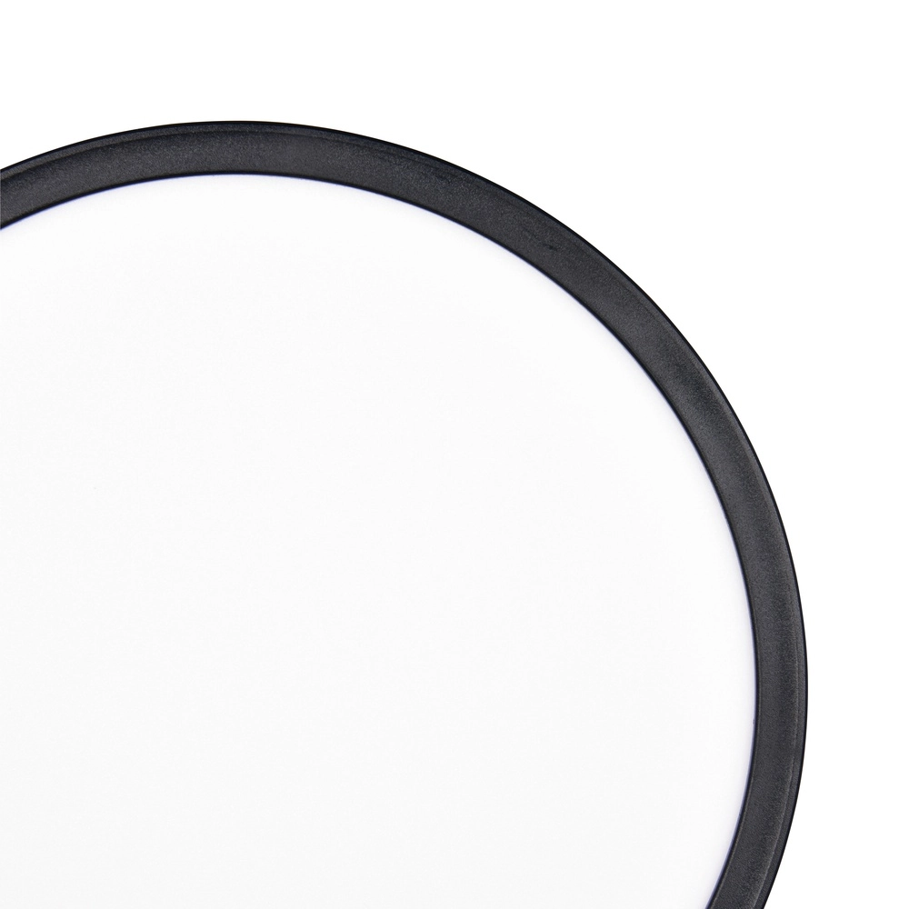 Éclairage de plafond rond Emra noir Ø 29cm Trio 4017807704143