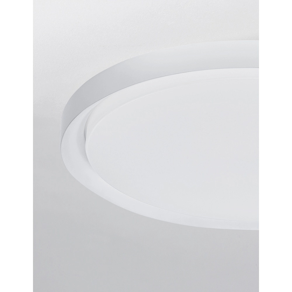Plafonnier Troy blanc Ø 46cm Lyora 5212017425782