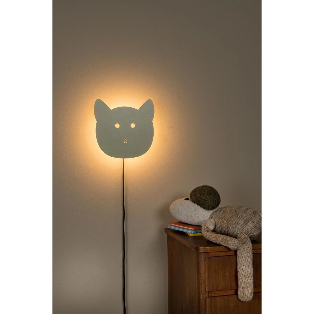 Lampe murale de la chambre des enfants Charlie Vert Lucide 5411212441768