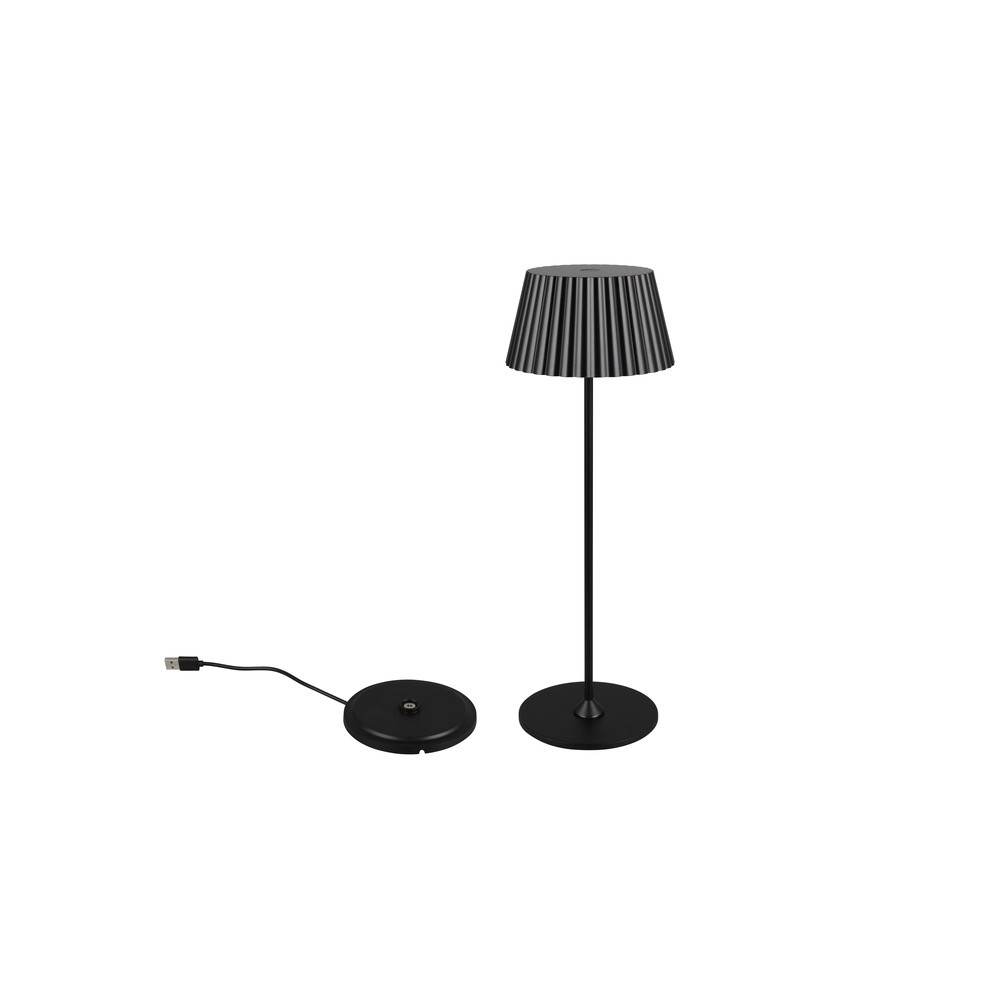Lampe de table Suarez noir Trio 4017807601718