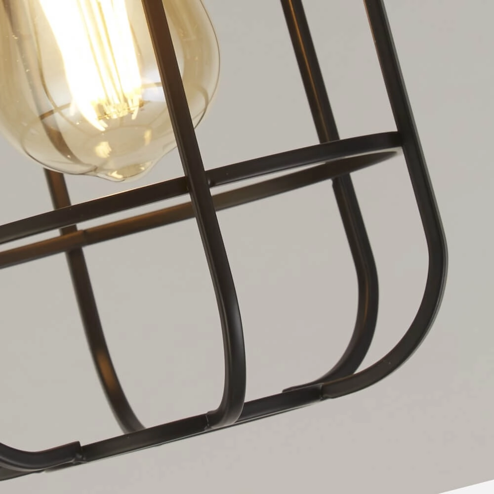 Plafonnier industriel Vision Ø 15 cm Searchlight 5053423227566