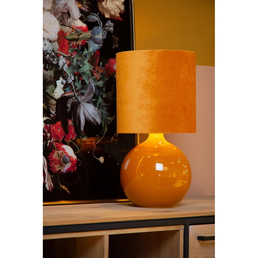 Lampe de table en ocre Esterad Ø 24cm Lucide 5411212105950