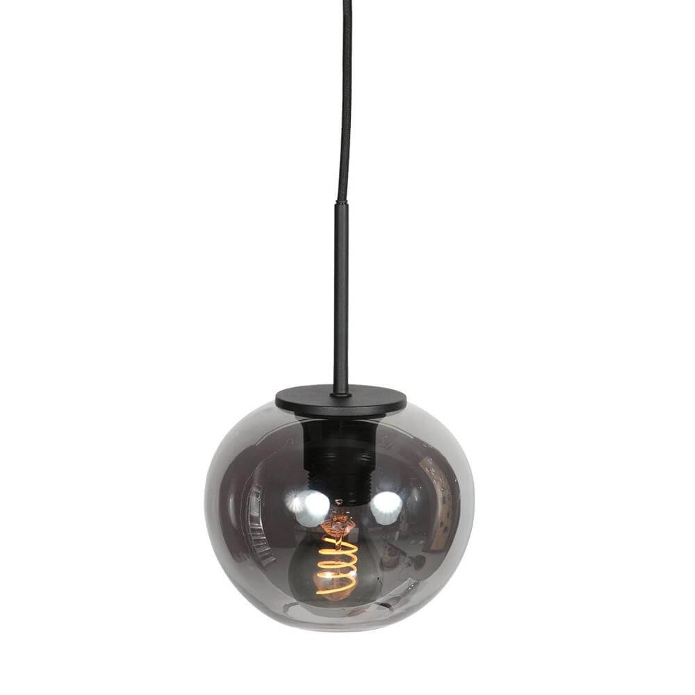 Suspension HaloSwap avec 1 boule de verre à fumée Ø 15cm Steinhauer 8712746179729