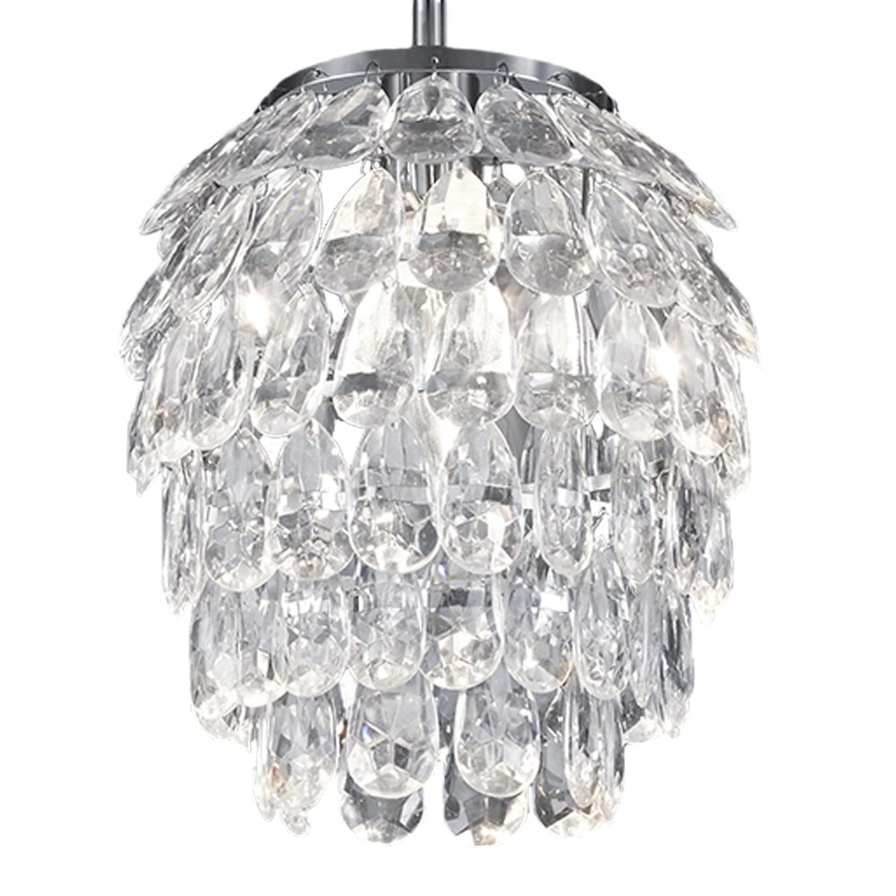 Lampe de plafond Petty avec cristal 20cm Trio 4017807288261