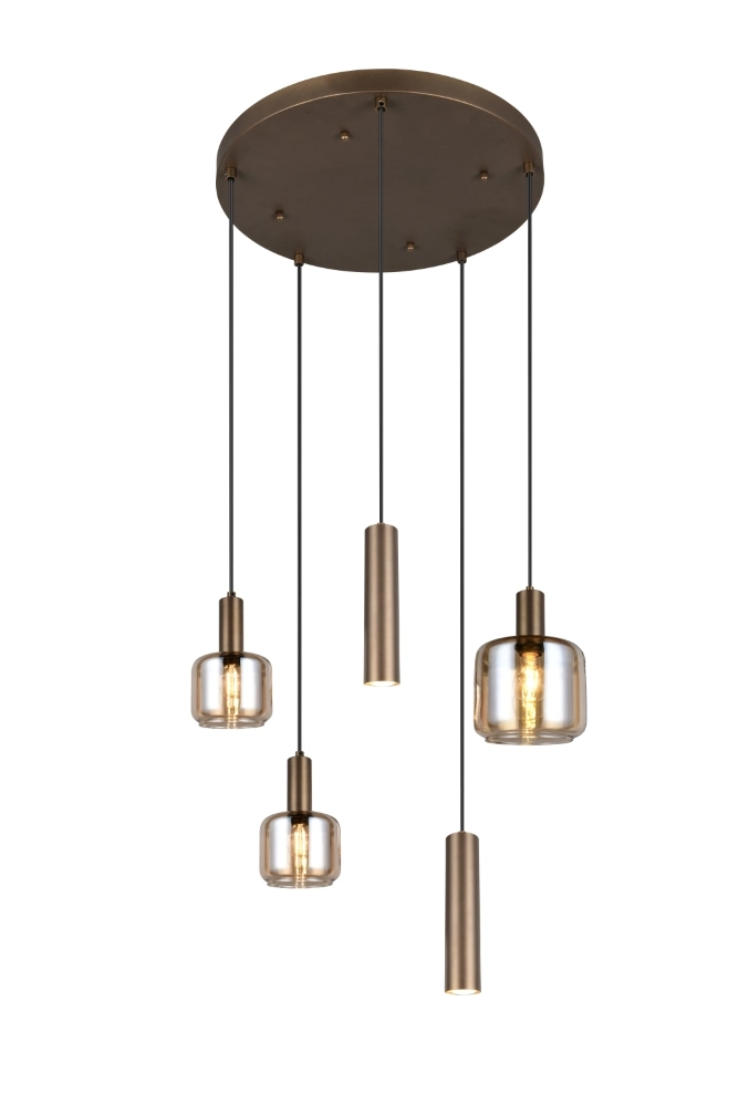 Lampe pendante de conception Mataro 5 lumières (2x GU10)