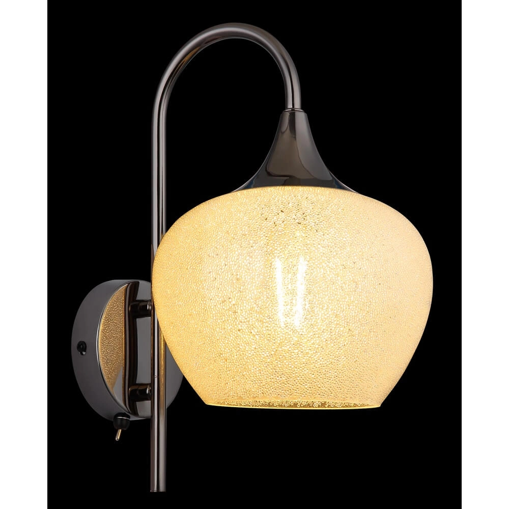 Applique murale anthracite Maxy avec verre blanc simple Globo 9007371447190