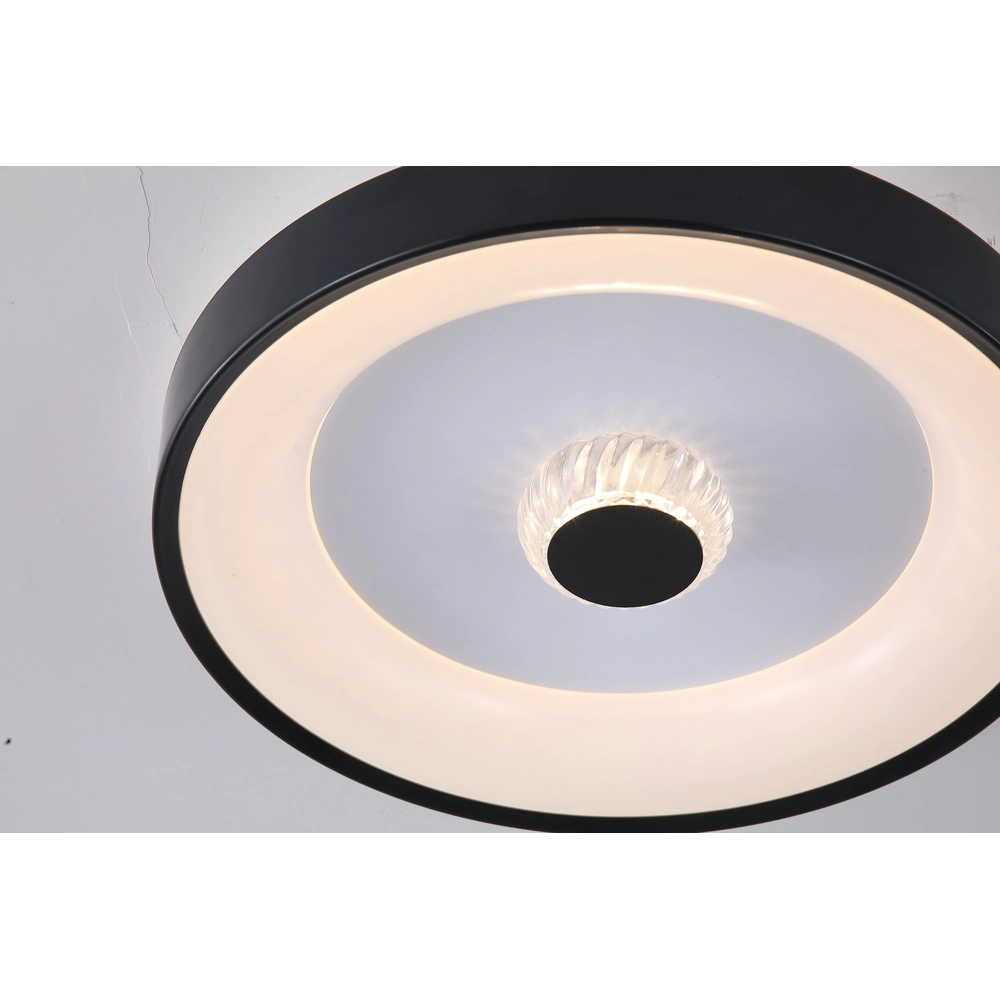 Plafonnier Polka noir Searchlight 5053423304359