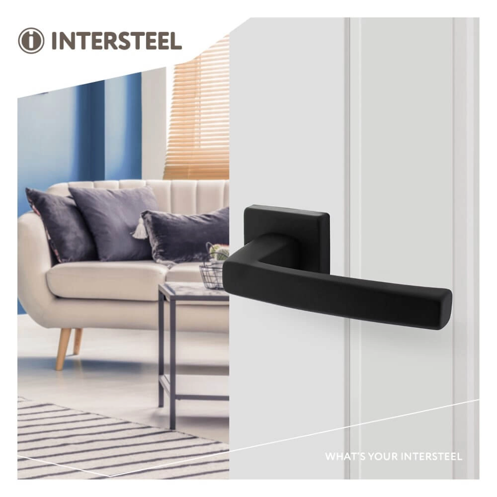 Poignée Moora Aluminium Noir Carré Intersteel 8714186505267