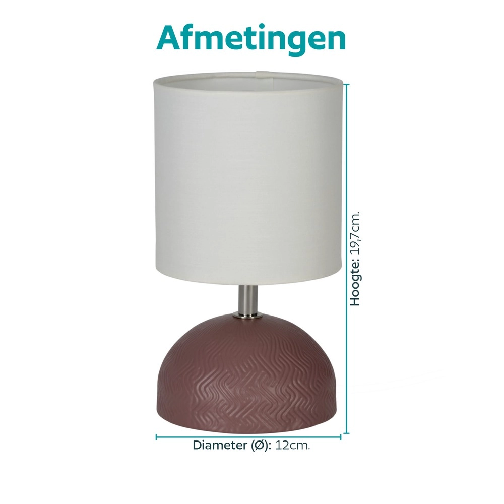 Lampe de table Romanoro rose Eglo 9008606399789
