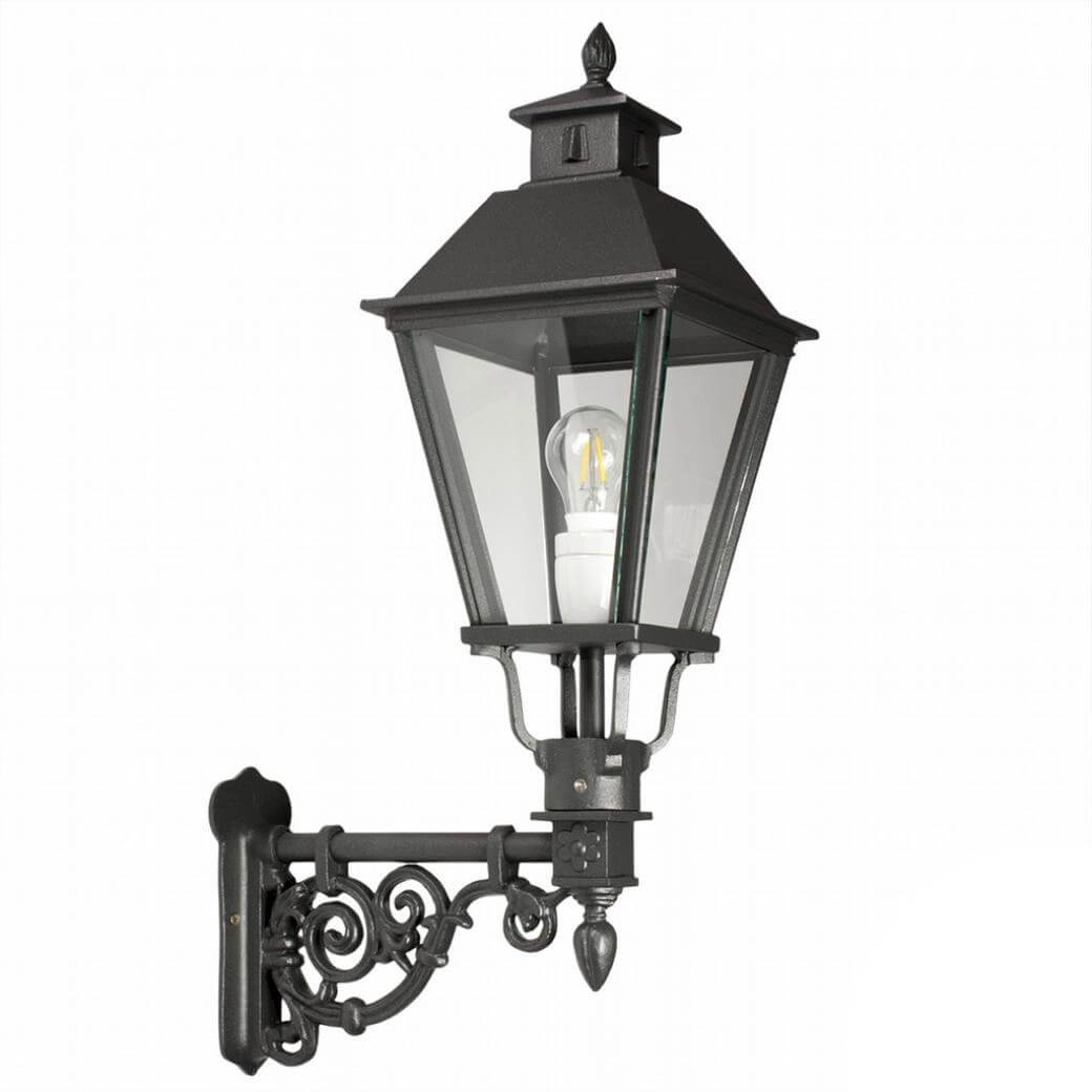 Ancienne lampe d'extérieur hollandaise Katwijk M noir KS 8714732134040