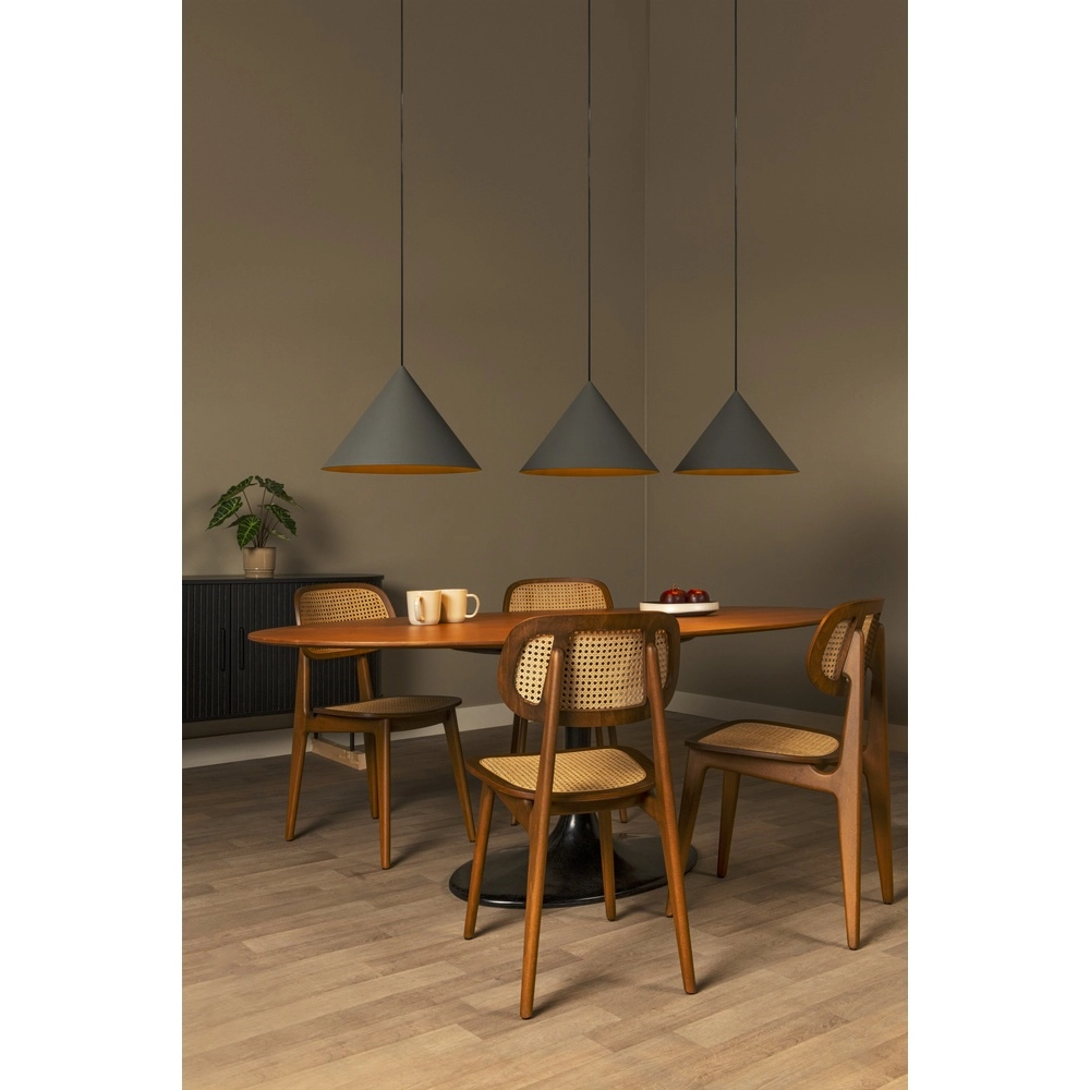 Lampe pendante à 3 lampes Spitze gris Lucide Vibes 5411212212184