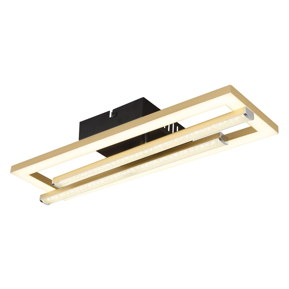 Lampe de plafond Highway noir avec or