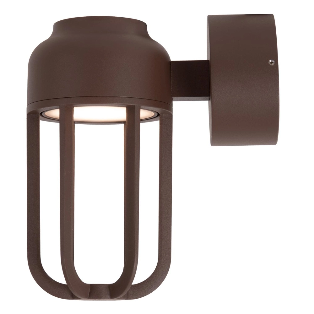 Lampe murale Wells Brun rouille Lucide 5411212334114