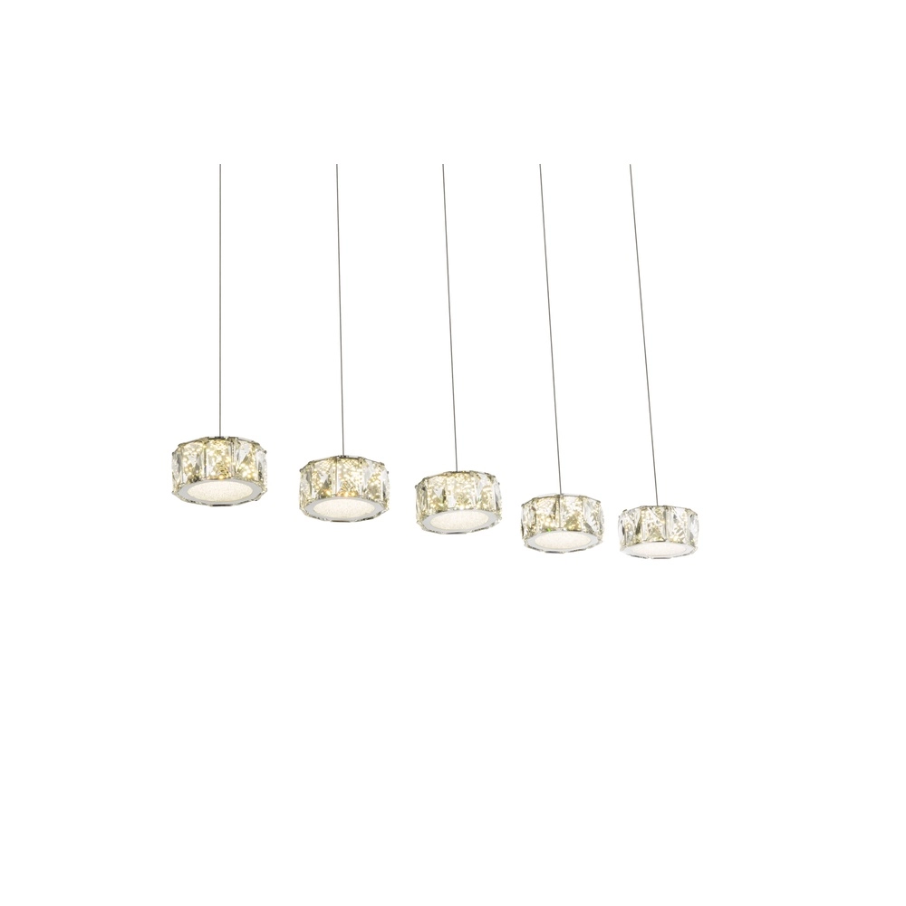 Lampe suspendue à 4 lumières Amur Chrome Globo 9007371342068