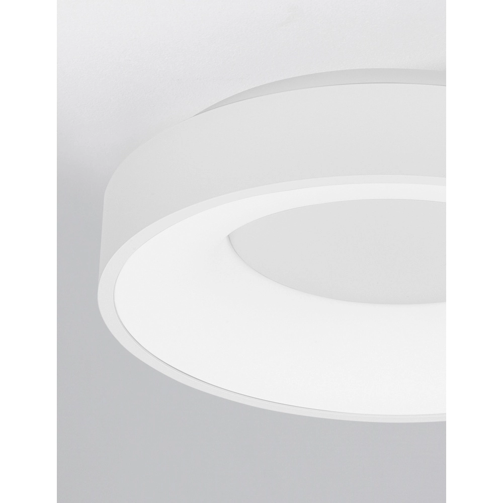 Plafonnier Rando Thin blanc Ø 38cm Lyora 5212017420022