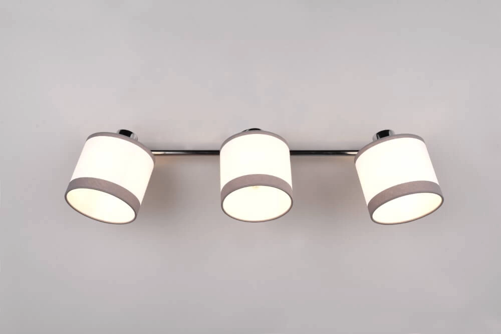 Plafonnier Davos blanc à 3 lumières Trio 4017807574258