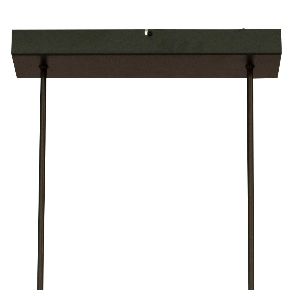 Lampe suspendue noire Real 2 160cm avec de l'or Masterlight 8718121220451