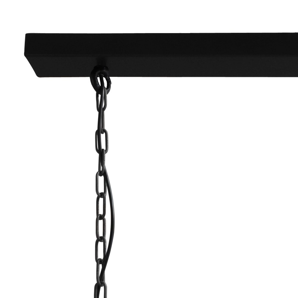 Lampe de salle à manger Industria 3x27 3 lumières noir avec gris béton Masterlight 8718121230238